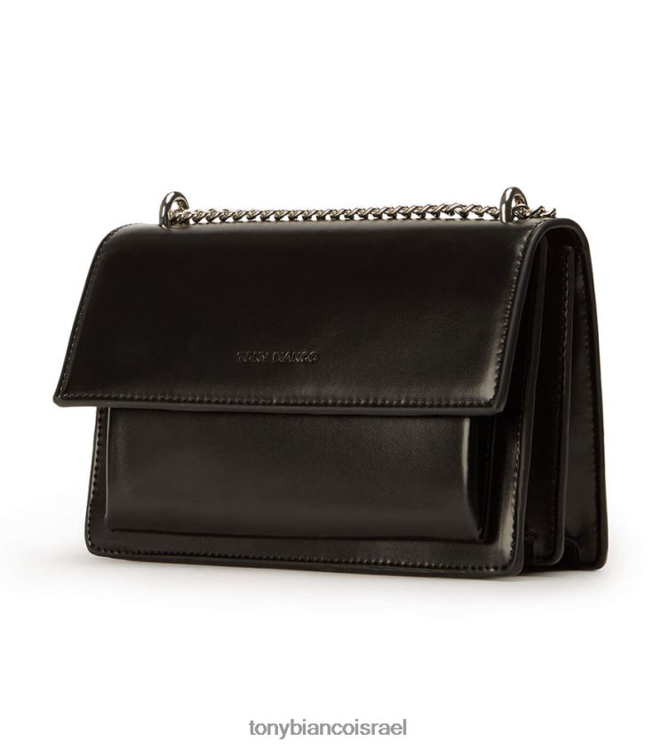 שקיות | נשים עור שחור Tony Bianco תיק צלב גוף רצון 8BNR8T702